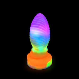 Kiotos Monstar - Dildo - Beast 59 - 16.5 x 6.5 cm - Glow In The Dark