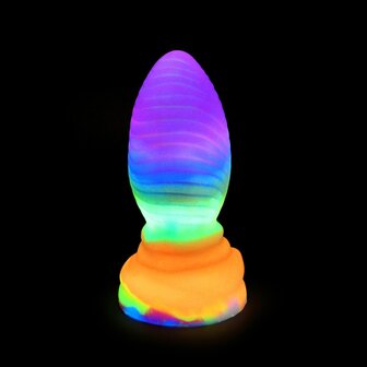 Kiotos Monstar - Dildo - Beast 59 - 16.5 x 6.5 cm - Glow In The Dark