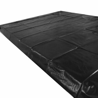 PVC Beddenlaken / Bedbeschermer - zwart