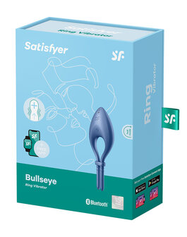 Satisfyer - Vibrerende Cockring BULLSEYE met APP control - blauw