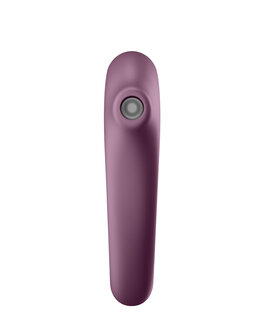 Satisfyer - Dual Kiss - Luchtdruk en G-Spot Vibrator - 2-in-1 - Paars