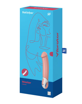 Satisfyer - Master - Grote Vibrator - Roze