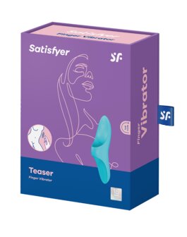 Satisfyer - Vinger Vibrator TEASER - turquoise