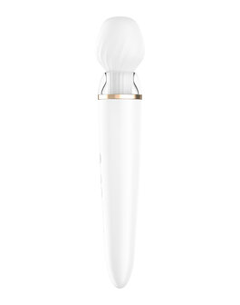 Satisfyer - Wand Vibrator Double Wand-er met App Control - wit