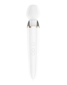 Satisfyer - Wand Vibrator Double Wand-er met App Control - wit