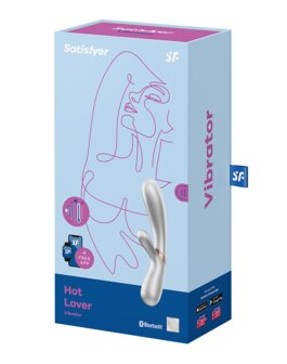 Satisfyer - Hot Love Verwarmende Vibrator met APP Control - zilver