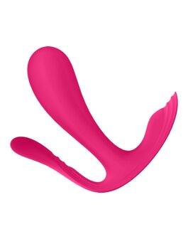 Satisfyer - Draagbare Vibrator met Anaal Stimulator TOP SECRET PLUS - roze