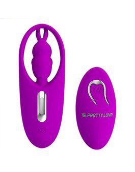 Pretty Love - Clitoris Stimulator &amp; Panty Vibrator Met Afstandsbediening Wild Rabbit - Roze