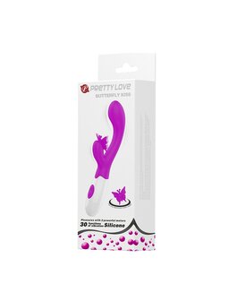 Pretty Love - Rabbit Vibrator - Tarzan Vibrator Butterfly Kiss - Roze