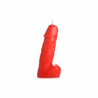 Spicy Pecker Dick Drip Kaars voor Wax SM Play - rood