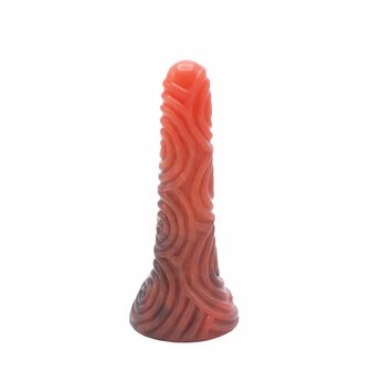 Kiotos Monstar Dildo Beast 41 - 21 x 4.3 cm - rood/roze/groen