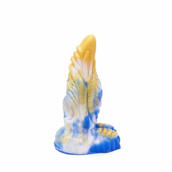 Kiotos Monstar Dildo Beast 36 - 20 x 7 cm - goud/blauw