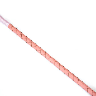 Pink Dream Riding Crop - Paardrijzweepje Leer - roze