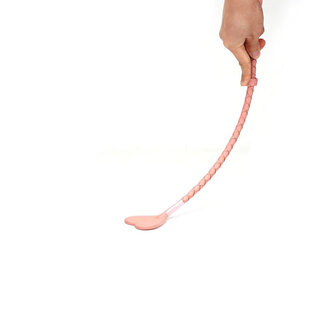 Liebe Seele - Pink Dream Riding Crop - Paardrijzweepje Leer - Roze