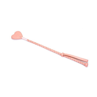 Pink Dream Riding Crop - Paardrijzweepje Leer - roze