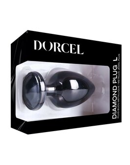 Dorcel - Diamond Aluminium Buttplug - Zwart - Small