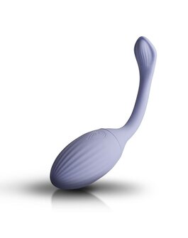 NIYA 1 - Vibrerende Kegel Massager met Afstandsbediening - Lichtblauw