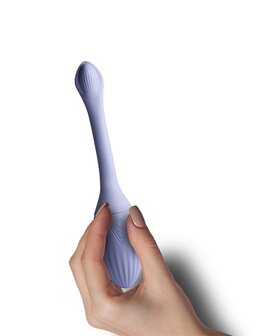 NIYA 1 - Vibrerende Kegel Massager met Afstandsbediening - Lichtblauw