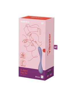 Satisfyer - G-Spot Flex 5+ - Flexibele G-Spot Vibrator - Met App Control - Lila