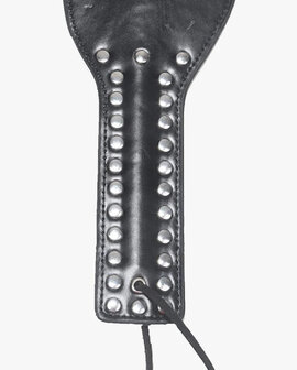 Spanking Paddle Studded Hand - zwart