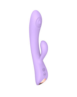 Love to Love BUNNY &amp; CLYDE Rabbit Vibrator met tapping&quot; functie - lila&quot;