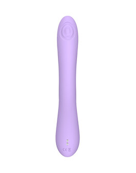 Love to Love BUNNY &amp; CLYDE Rabbit Vibrator met tapping&quot; functie - lila&quot;