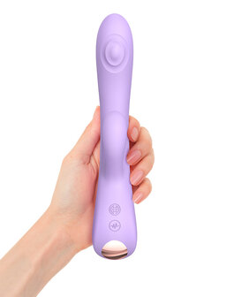 Love to Love BUNNY &amp; CLYDE Rabbit Vibrator met tapping&quot; functie - lila&quot;