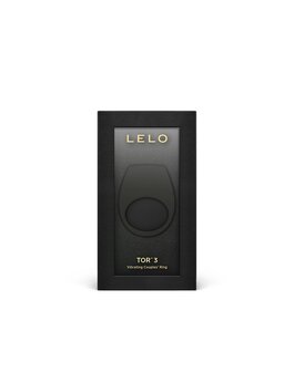 LELO - Tor 3 Vibrerende Cockring Voor Koppels met App Control - Zwart