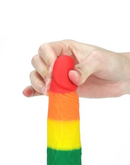 Lovetoy - Rainbow Pride Dildo 18.5 cm