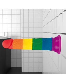 Lovetoy - Rainbow Pride Dildo 18.5 cm