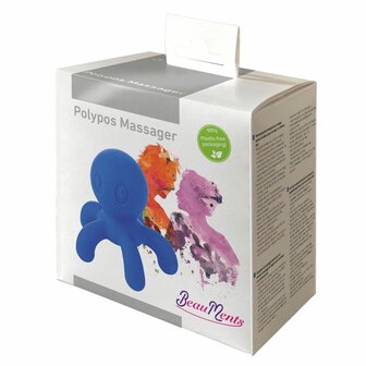 Beauments - Siliconen Vibrator &amp; Massager Polypos - Blauw