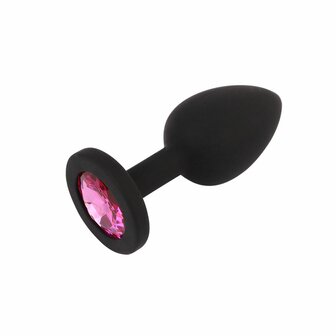 Se&ntilde;uelo - Booty Fantasy - Siliconen Buttplug Met Roze Siersteen - maat S