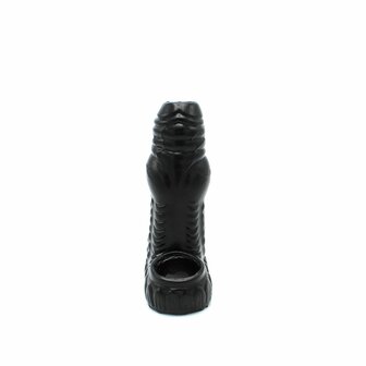 Kiotos Monstar 05 - Penis Sleeve - Penisverlenging - Met Ball Stretcher Opening - Diameter &Oslash; 50 mm - Siliconen - Zwart