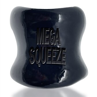 Oxballs - Mega Squeeze - Rekbare Ballstretcher van TPR - Zwart