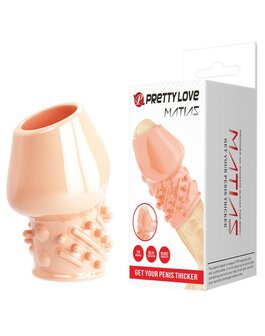 Pretty Love Matias - Penis Sleeve - Cock Sleeve Voor Langdurige en Sterkere Erecties - Lichte Huidskleur