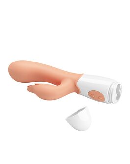 Pretty Love - Bloody Mary - Vibrator - Rabbit Vibrator met Clitoris Stimulatie - Lichte Huidskleur - Geeft Intens en Krachtig Plezier