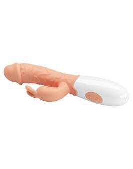 Pretty Love - Easter Bunny - Vibrator - Realistische Rabbit Vibrator - Lichte Huidskleur - Geeft Intens G Spot en Clitoris Stimulatie