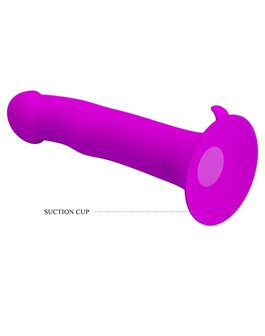 Pretty Love - Murray - Vibrerende Dildo - 19 cm - Dieproze - USB Oplaadbaar - Siliconen