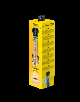 Kiiroo - Combo Set - Interactieve PowerBlow Zuigmasturbator en FeelStar Victoria June Mond Stroker - Een Revolutionaire Beleving