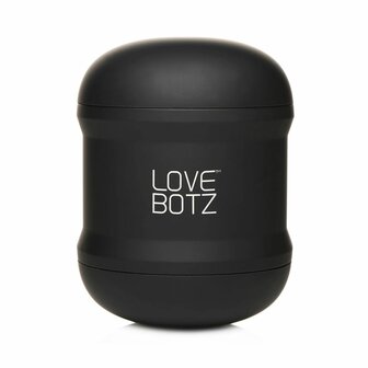 Love Botz - Masturbator - 10X Cyber Stroke Vibrating Stroker - Dubbele open uiteinden - zwart