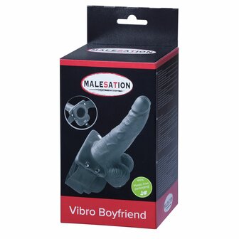 Malesation - Vibro Boyfriend Strap-On - Holle Penis Prothese