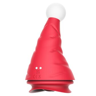 Rimba - Naughty Hat - Kerst Vibrator met Clitoris Stimulator