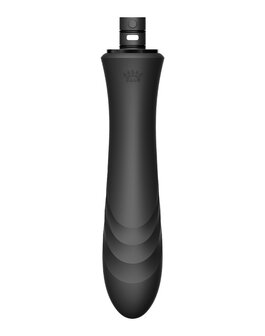Zalo - Sesh - Verwarmende Stotende Vibrator met Afstandsbediening - Obsidian Zwart