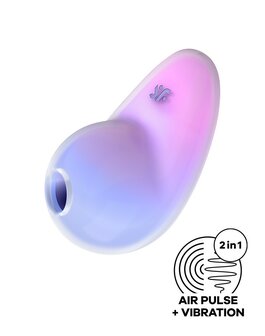 Satisfyer - Pixie Dust - Luchtdruk Vibrator met Vibratie - Paars &amp; Roze