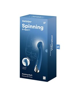 Satisfyer - Spinning G-Spot 1 - Vibrerende en Roterende G-Spot Vibrator - Blauw