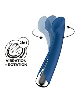 Satisfyer - Spinning G-Spot 1 - Vibrerende en Roterende G-Spot Vibrator - Blauw