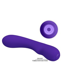 Pretty Love - Matt - G-Spot Vibrator - Flexibele Schacht - 12 Standen - Paars