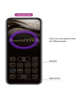 Pretty Love - Hector - G-Spot E-stim Vibrator met Electroshock - Met App Control - Paars