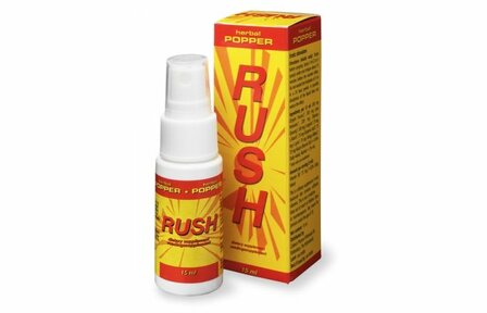 Rush Herbal Popper - Natuurlijk Erotische Stimulerende Spray - 15 ml