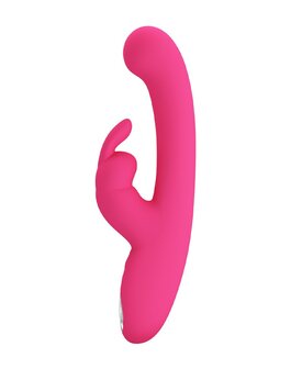 Pretty Love - Lamar - Rabbit Vibrator- Tarzan Vibrator - Met LCD Display - Roze